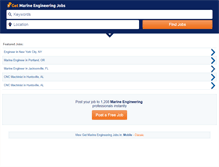 Tablet Screenshot of getmarineengineeringjobs.com